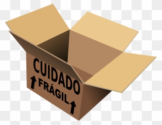 Shipping Box Cliparts 29, Buy Clip Art - Fragile Box Clipart - Png Download
