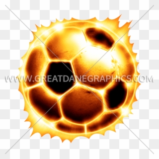 Soccer Ball Fire Production - Fire Soccer Ball Png Clipart