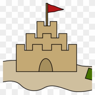 Castles Clipart Sand Castle Clip Art At Clker Vector - Sand Castle Clip Art - Png Download