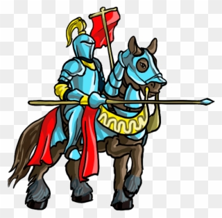 Cartoon Knight Drawing At Getdrawings Com Free - Knight On Horse Cartoon Png Clipart