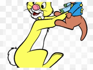 Rabbit Clipart Tigger - Piglet - Png Download