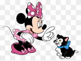 Minnie, - Minnie And Figaro Clipart