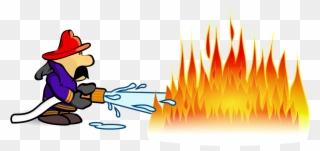Fireman Action By Mimooh - Fire Man In Action Clipart