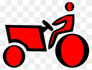 Lawn Mower Graphics 19, Buy Clip Art - Tractor Icon - Png Download