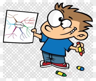 Children Mind Mapping Clipart Mind Maps For Kids - Proud Cartoon - Png Download