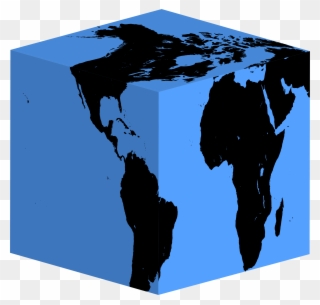 Cube Big Image Png - World Map Clipart