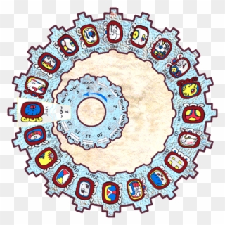 Tzolkin - Calendar Round Maya Clipart