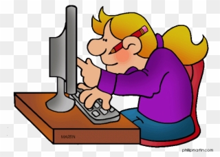 67,46kb Computer Exam Clipart - Searching The Internet Clipart - Png Download