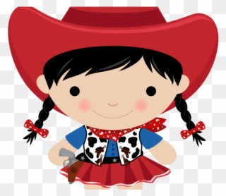 Baby Girl Clipart Cowgirl - Cowgirl Clip Art Free - Png Download