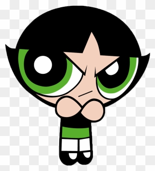 Powerpuff Girls-buttercup Gonna Punch Clipart (#2452701) - PinClipart