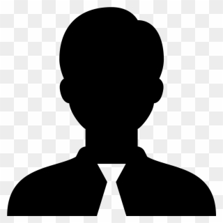 The Logo Is A Black And White Line Drawling Of A Man, - Пользователь Png Clipart