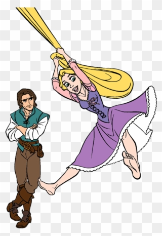 Tangled Coloring Pages Clipart Flynn Rider Rapunzel - Flynn Rider - Png Download