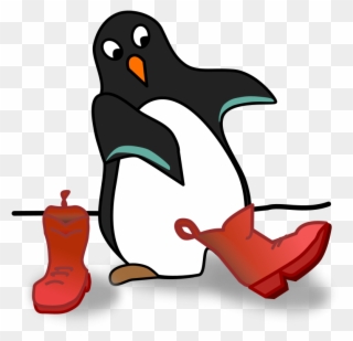 Little Penguin Flightless Bird Drawing - Bootstrap Clipart - Png Download