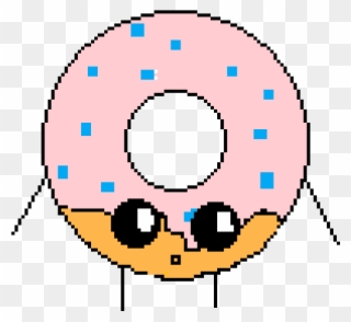Cute Donut - Minecraft Circles Clipart