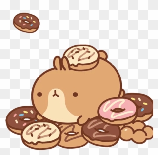 Donut Donuts Myedit Donat Çörek Cookie Cute Kawaii - Пончик И Кролик Clipart