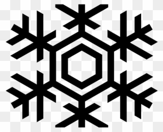 Snowflake Silhouette Cliparts - Snowflake Silhouette - Png Download