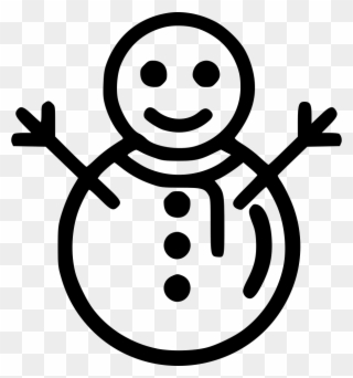Christmas Snow Winter Snowman Icon Free Download Png - Snowman Clipart