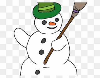 Snowflake Clipart Man - Snowman Clipart - Png Download