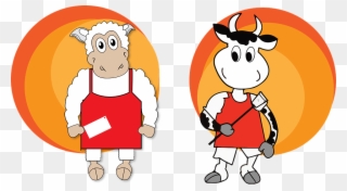 0 Replies 0 Retweets 1 Like - Cow And Sheep Png Clipart
