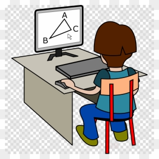 Download Solving Sums On Computer Clipart Mathematics - Solve Sums On Computer - Png Download