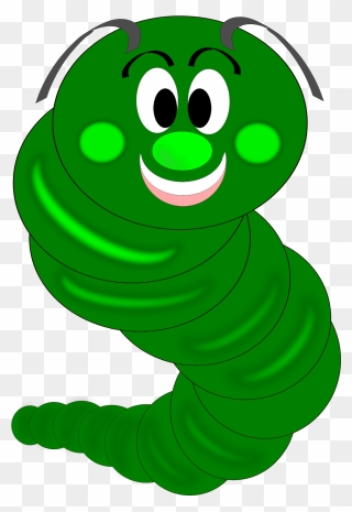 Caterpillar Free Bruco - Glow Worm Clipart - Png Download