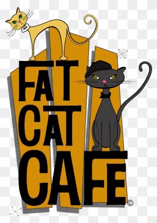 Fat Cat Cafe - Cat Clipart