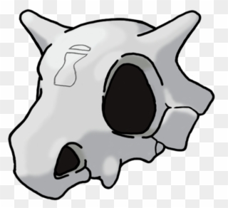 Report Abuse - Cubone Skull Clipart