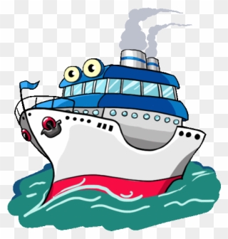 Cruise Clipart Water Ship - Illustration - Png Download