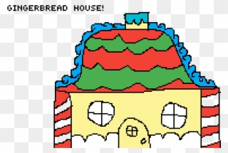 Gingerbread House Color Contest - House Clipart