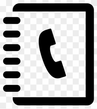 Basic Phone Book Comments - Icon Clipart