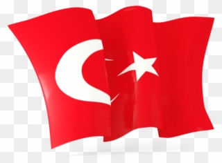 Turkey - Turkey Flag Waving Png Clipart