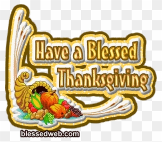 Happy Thanksgiving Blessings Gif Clipart
