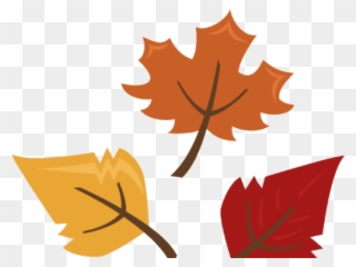 Autumn Leaves Clipart Autumn Season - Cute Fall Leaves Cartoon - Png Download
