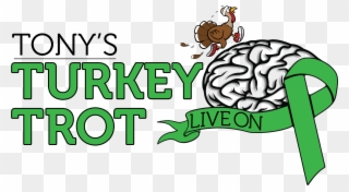 Tonys Turkey Trot For Brain Injury Awareness - Neurological Structures Of The Brain Coloring Book Clipart