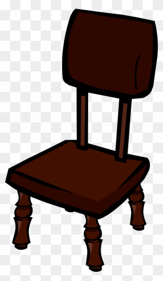 Clipart Table Wooden Table - Club Penguin Chair Furniture - Png Download