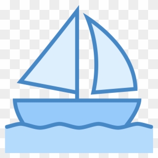Icono De Barco De Vela - Boat Clipart