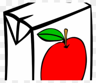 Apple Juice Black And White Clipart