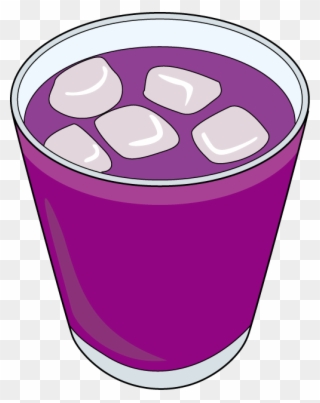 Grape Juice Clip Art - Grape Juice Cartoon - Png Download