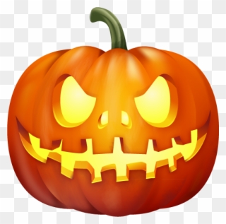 Halloween Pumpkin Clipart Pizza Clipart Hatenylo - Halloween - Jackolantern Shower Curtain - Png Download