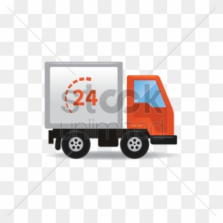 Delivery Truck Vector Clipart