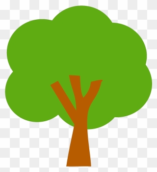 Green Tree Clip Art At Clker Com Vector Online Royalty - Tree Clipart - Png Download