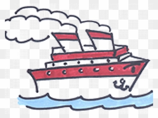 Cruise Ship Cartoon Gif Clipart