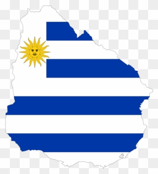 Flag Of Uruguay Map Computer Icons - Uruguay Country Flag Clipart