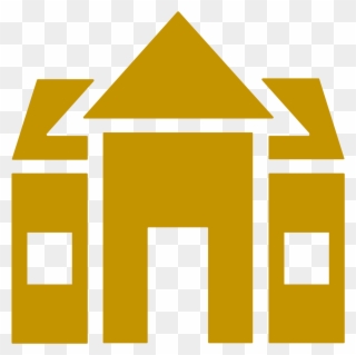 Contractor Clipart House Foundation - Old Building Icon Png Transparent Png