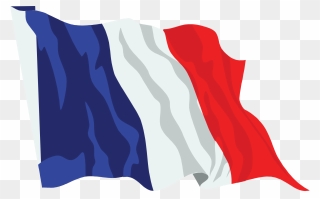 France Flag Clip Art - French Flag Waving Png Transparent Png