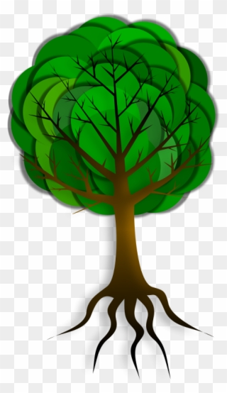 Simple Tree 2 Clip Art - Corruption Free India Poster - Png Download