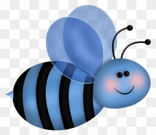 Ϧees ‿✿⁀ Insect Clipart, Bee Clipart, Flying Insects, - Blue Bee Clipart - Png Download