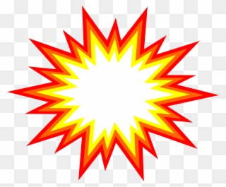 Star Burst - Transparent Background Bomb Png Clipart
