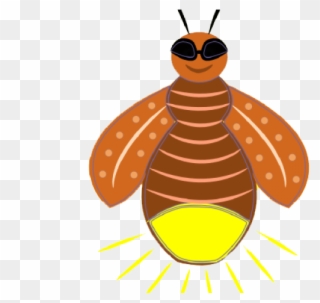 Firefly Clipart Lightning Bug - Portable Network Graphics - Png Download