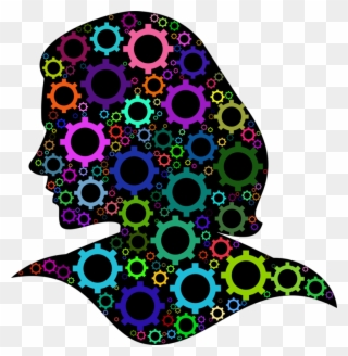 Gear Head Computer Icons Thought Neck - Colorful Gears Turning In Head Clipart